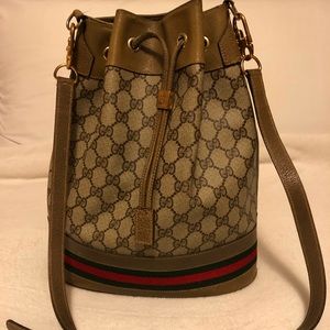 Authentic Vintage Gucci Bucket Bag